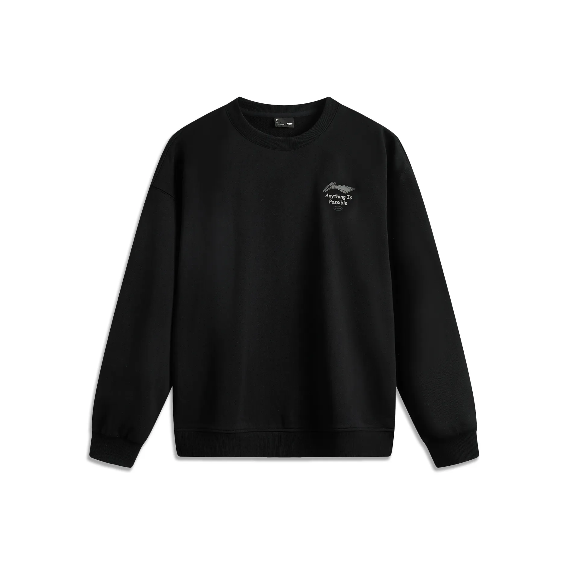LiNing Sports Fashion Collection Sweatshirt Unisex Black