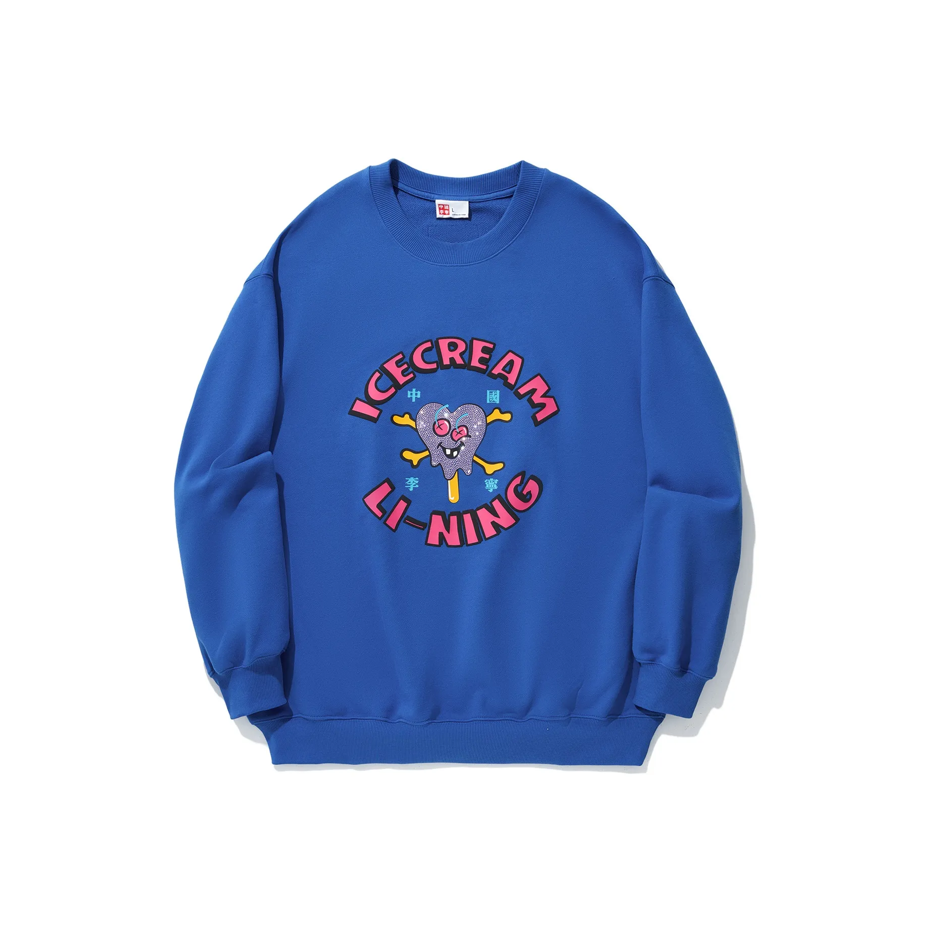 LINING x ICECREAM Толстовка Унисекс Цветной Синий