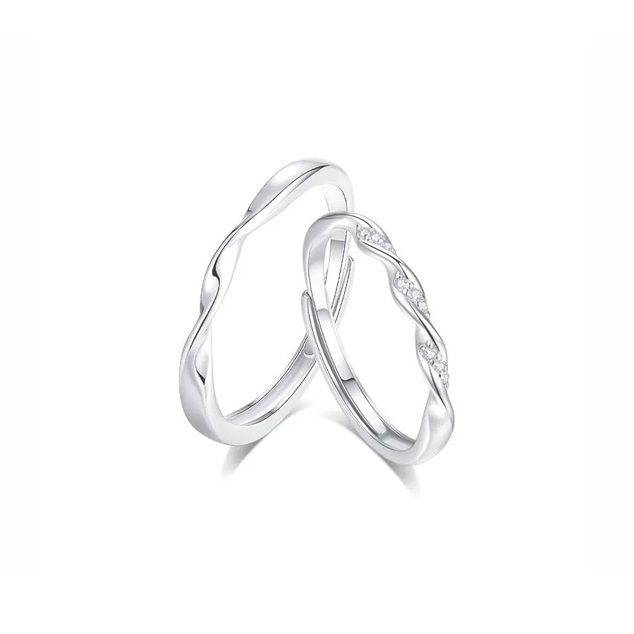 CHINA GOLD S925 Silver Rings Unisex