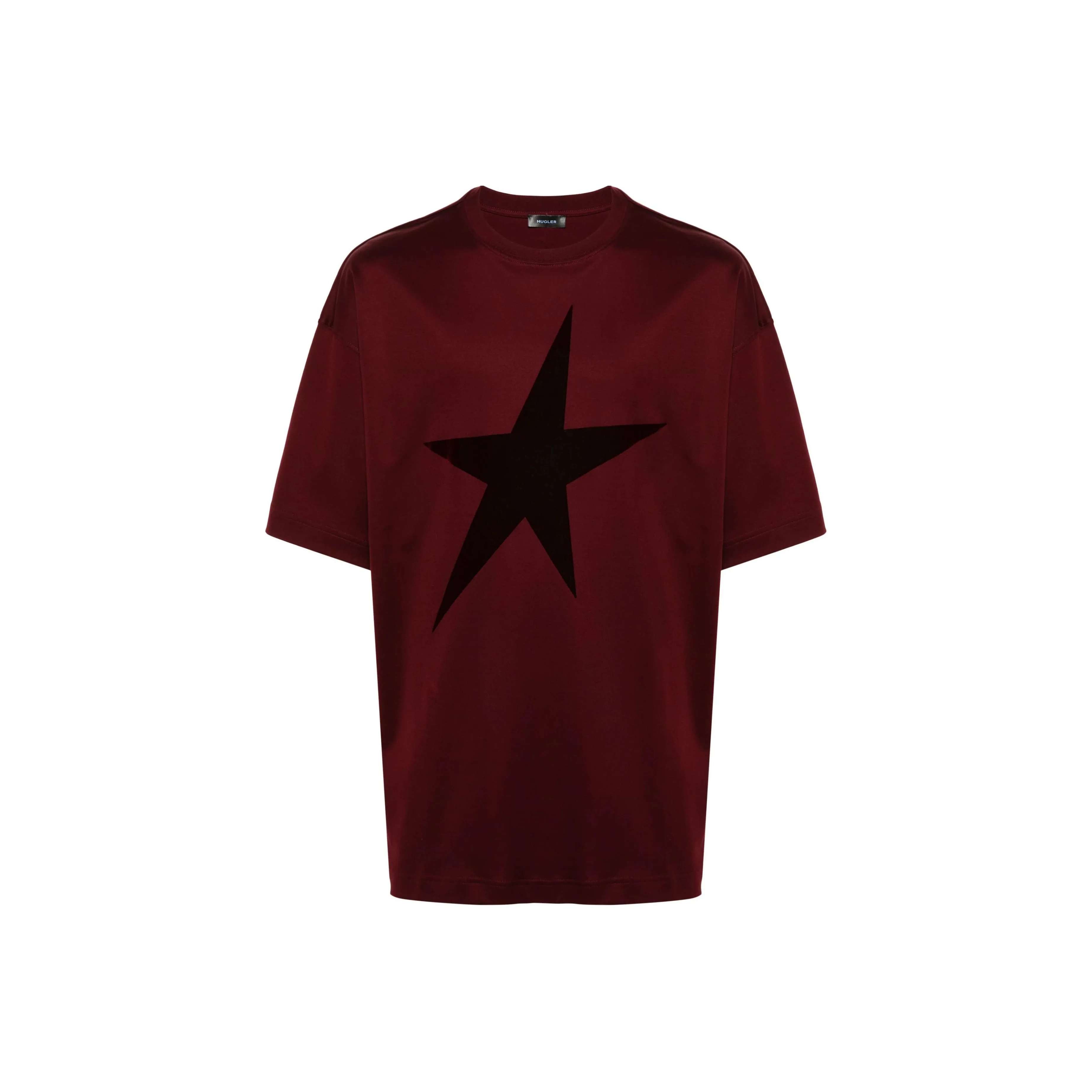 Mugler Red Men's T-Shirts Mugler Красные Мужские Футболки