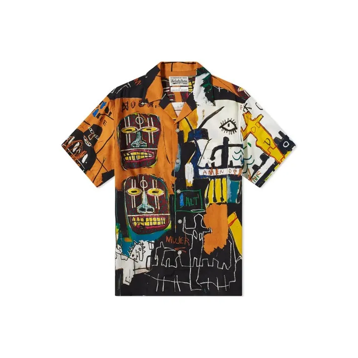 WACKO MARIA Совместное издание Желтые Мужские Рубашки