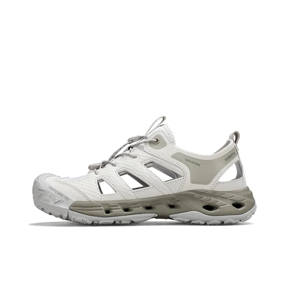 HUMTTO Противоскользящие Антибактериальные и Дышащие Горные Ботинки Мужские Бежевые Серые Матча Зеленые