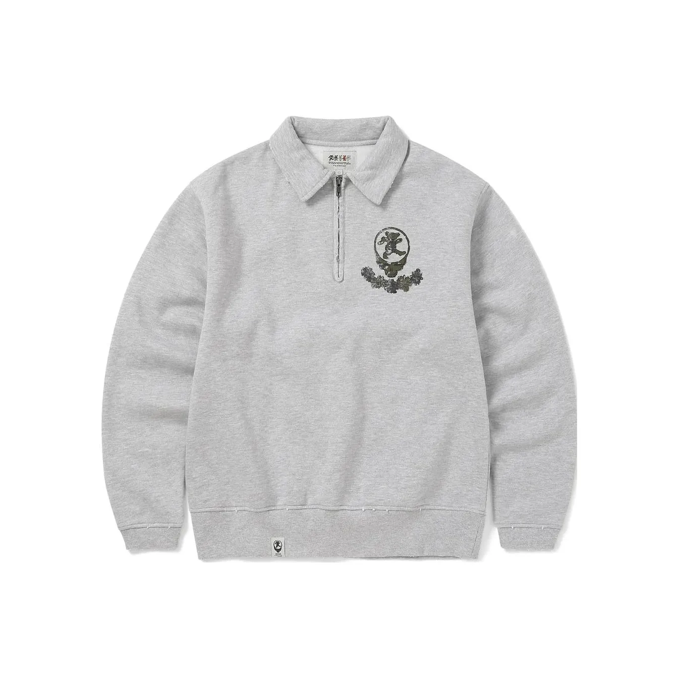 Thisisneverthat X Grateful Dead Sweatshirts Unisex Gray
