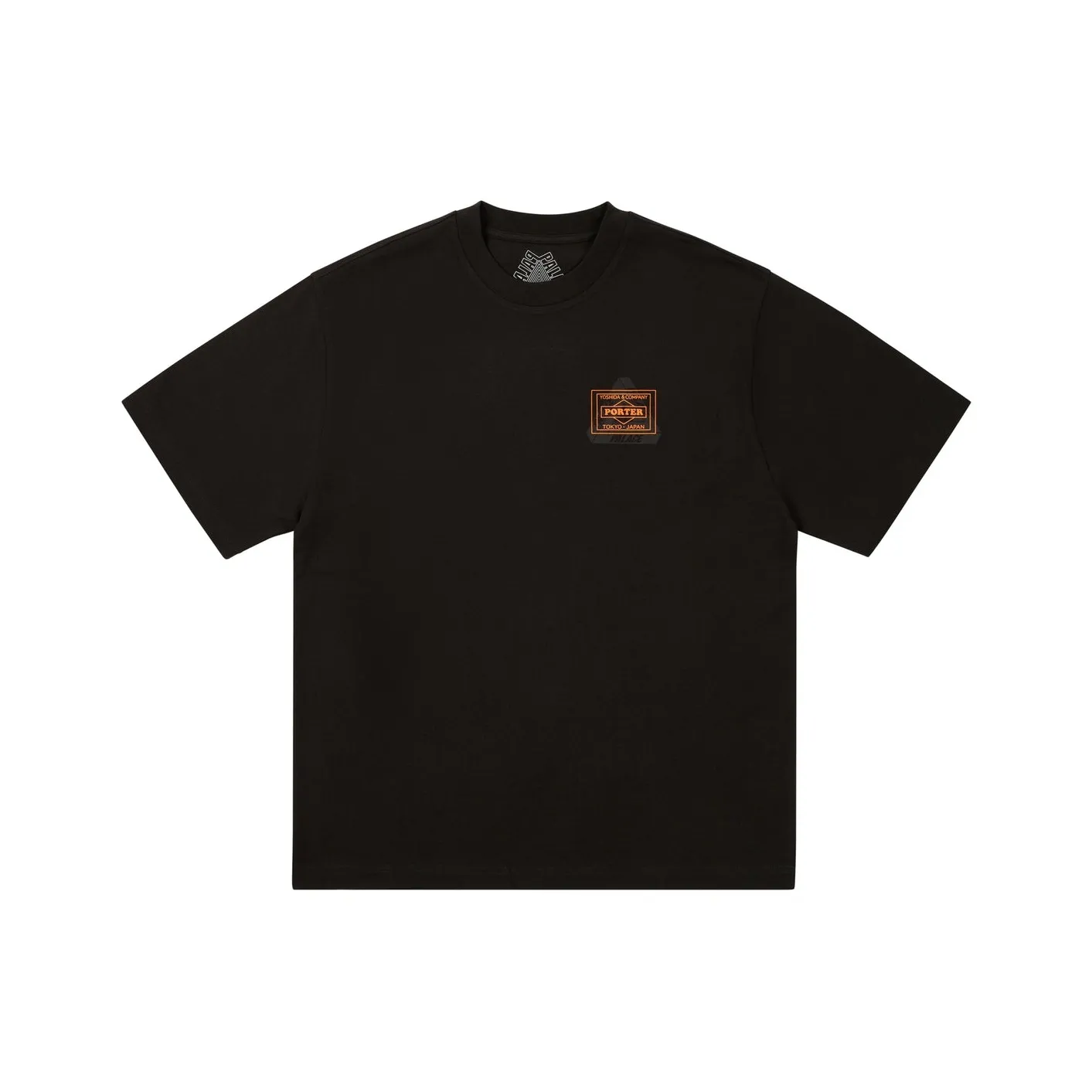 Дворцовый PORTER Collaboration Черная Унисекс Рубашка T