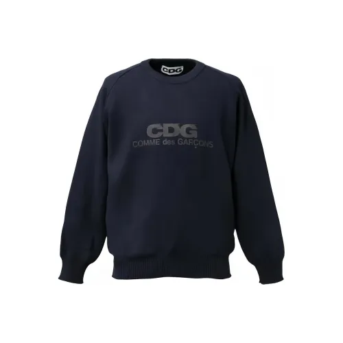 CDG Темно-синий Унисекс Свитшоты