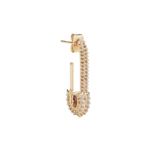 Crystal Haze Brass Earrings Унисекс
