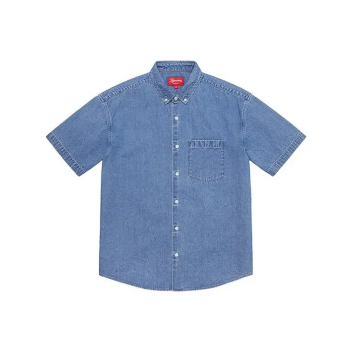 Supreme Embossed Denim S/S Shirt