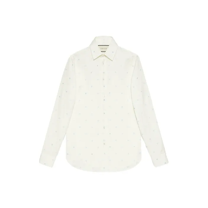 GUCCI Экрю Мужские Рубашки