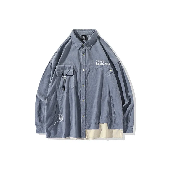 LAMLICKA Shirts Unisex Blue