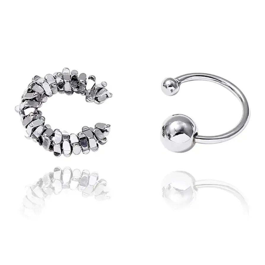 QIANFANGDAHUANGYE Титановая сталь Нижняя заколка Серьги On Женские