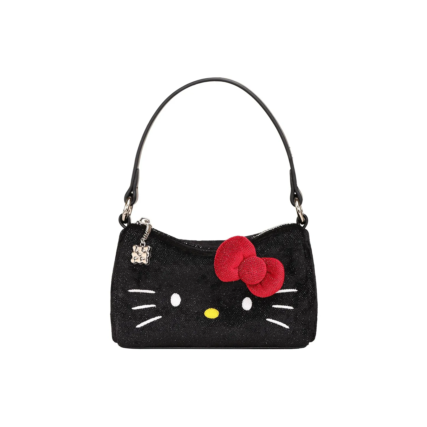 TOUTOU HELLO KITTY Collaboration Хелло Китти Ткань Сумка Обычный Женский Орео Черный