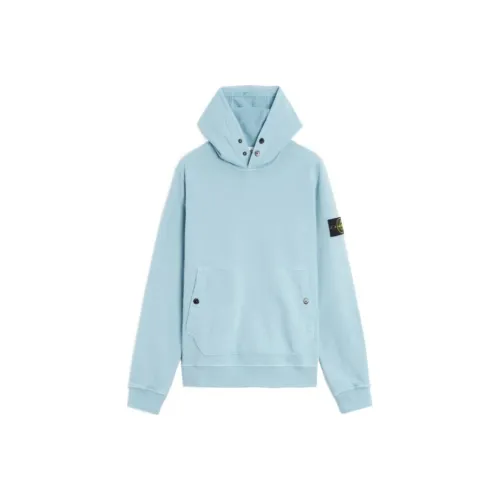 STONE ISLAND Синий Унисекс Свитшоты