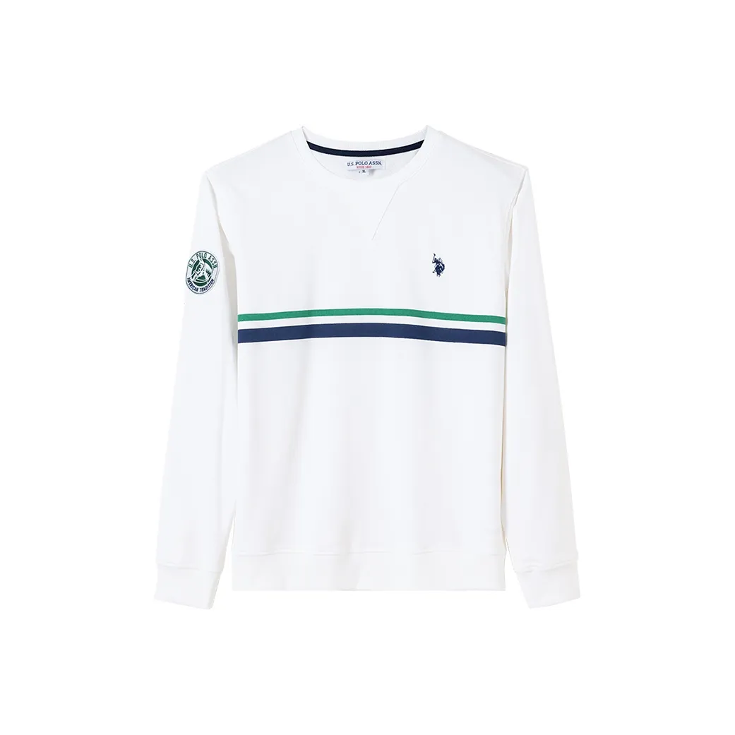 U.S. POLO ASSN. Толстовка Мужская Чисто Белая