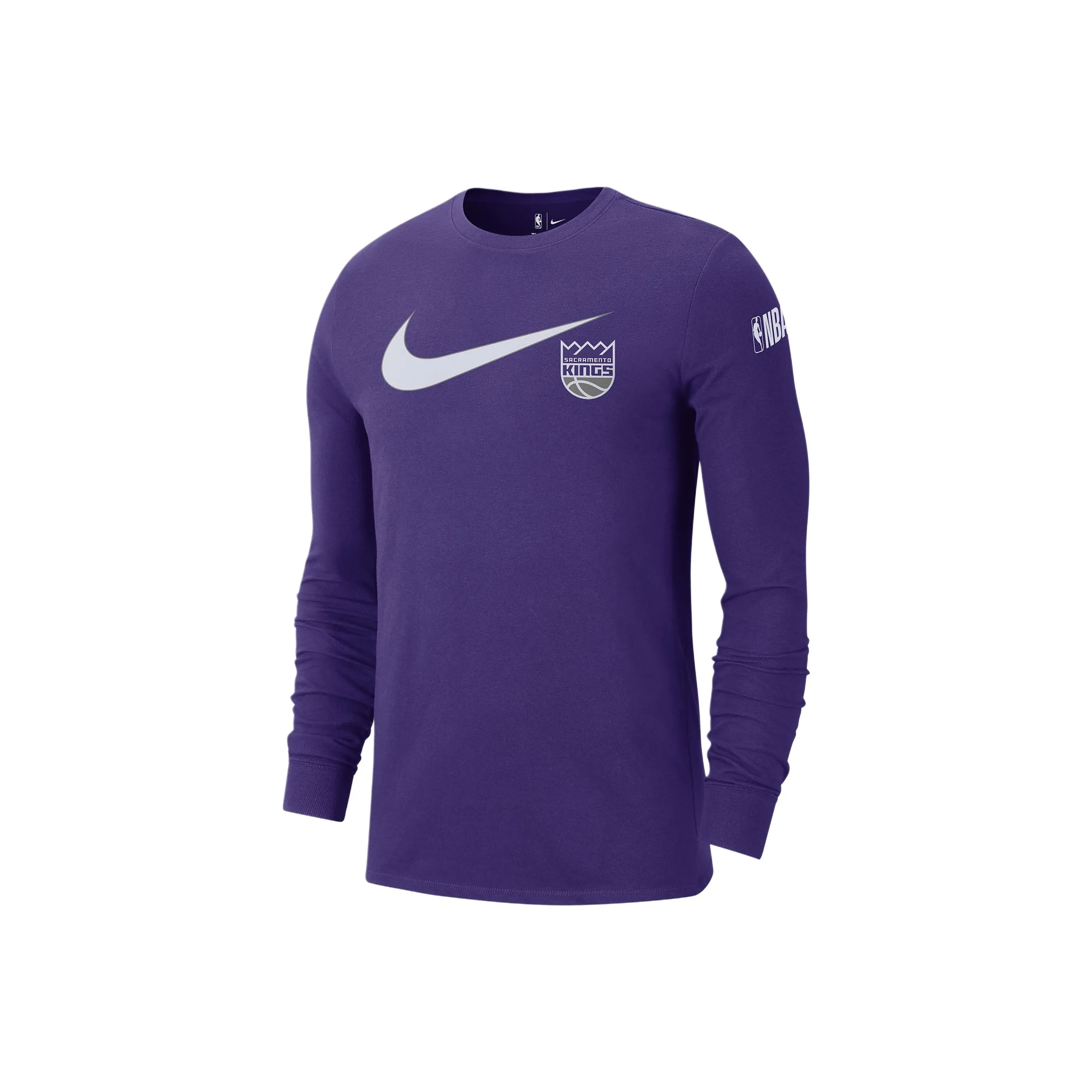 Nike Sacramento Kings Swoosh Essential Men's Nike Nba Long Sleeve T Shirt