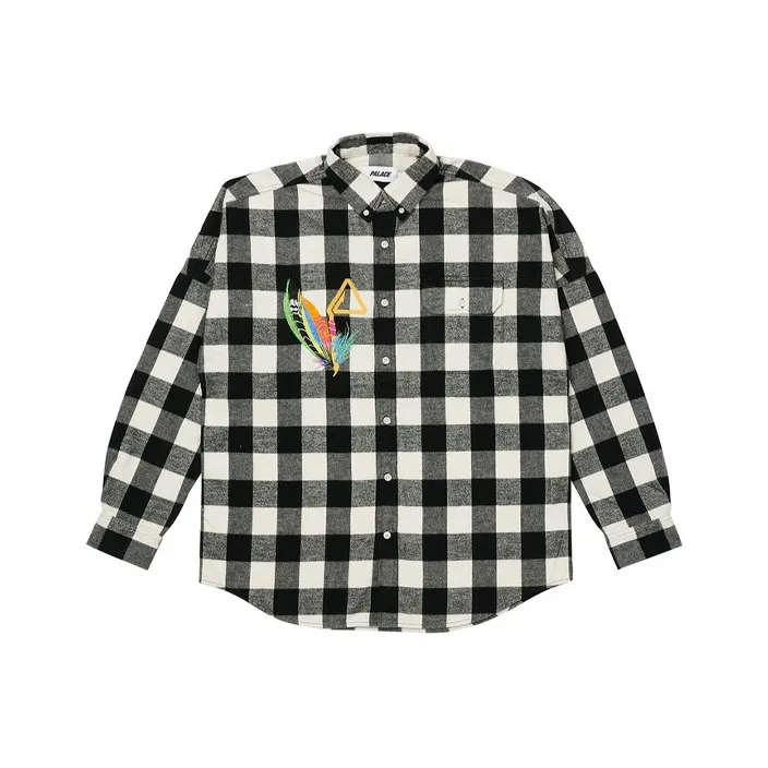 Дворцовый Черный/Белый Унисекс Рубашки