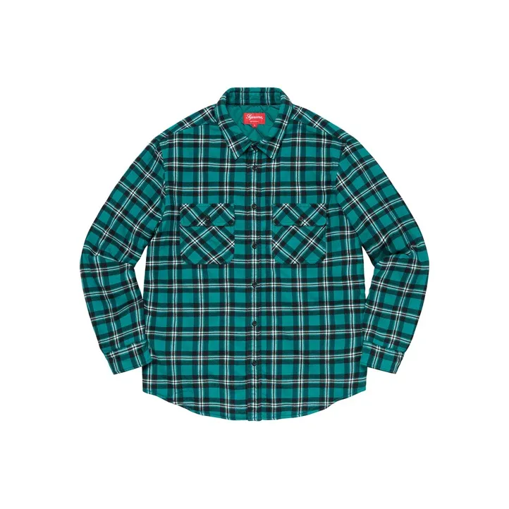 Supreme Arc Logo Quilted Flannel Kenzo shirt