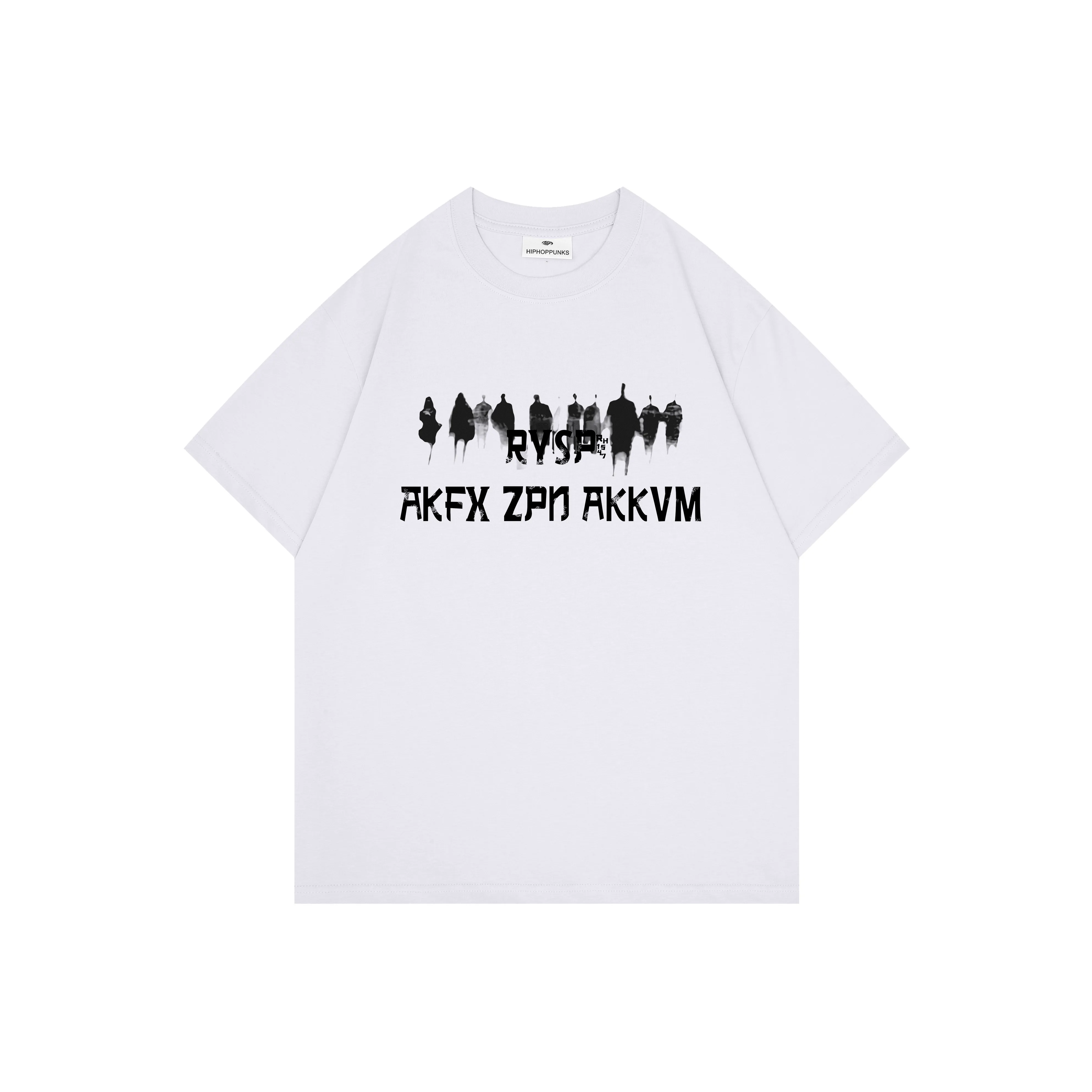 HIPHOPPUNKS T-Shirt Унисекс Белый