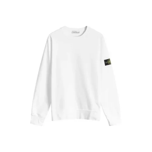 STONE ISLAND Белый Унисекс Свитшоты