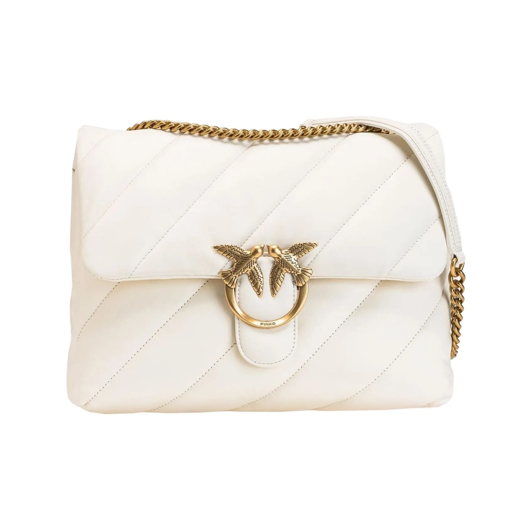PINKO Овчина Сумка через плечо Женская Белая