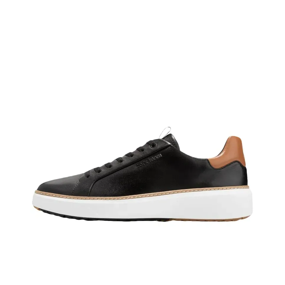 COLE HAAN Низкие кроссовки для скейтбординга Мужские Черные