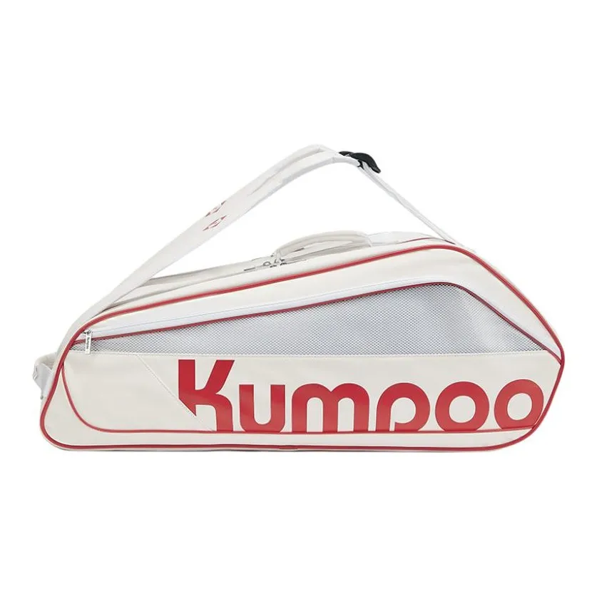 KUMPOO Бадминтонные сумки Многофункциональный ремешок Белый Красный Унисекс Индивидуальное отделение для обуви