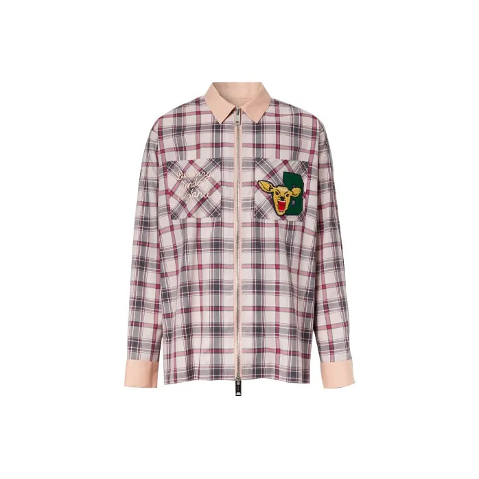 Burberry Shirt Men's Ice Frost Pink