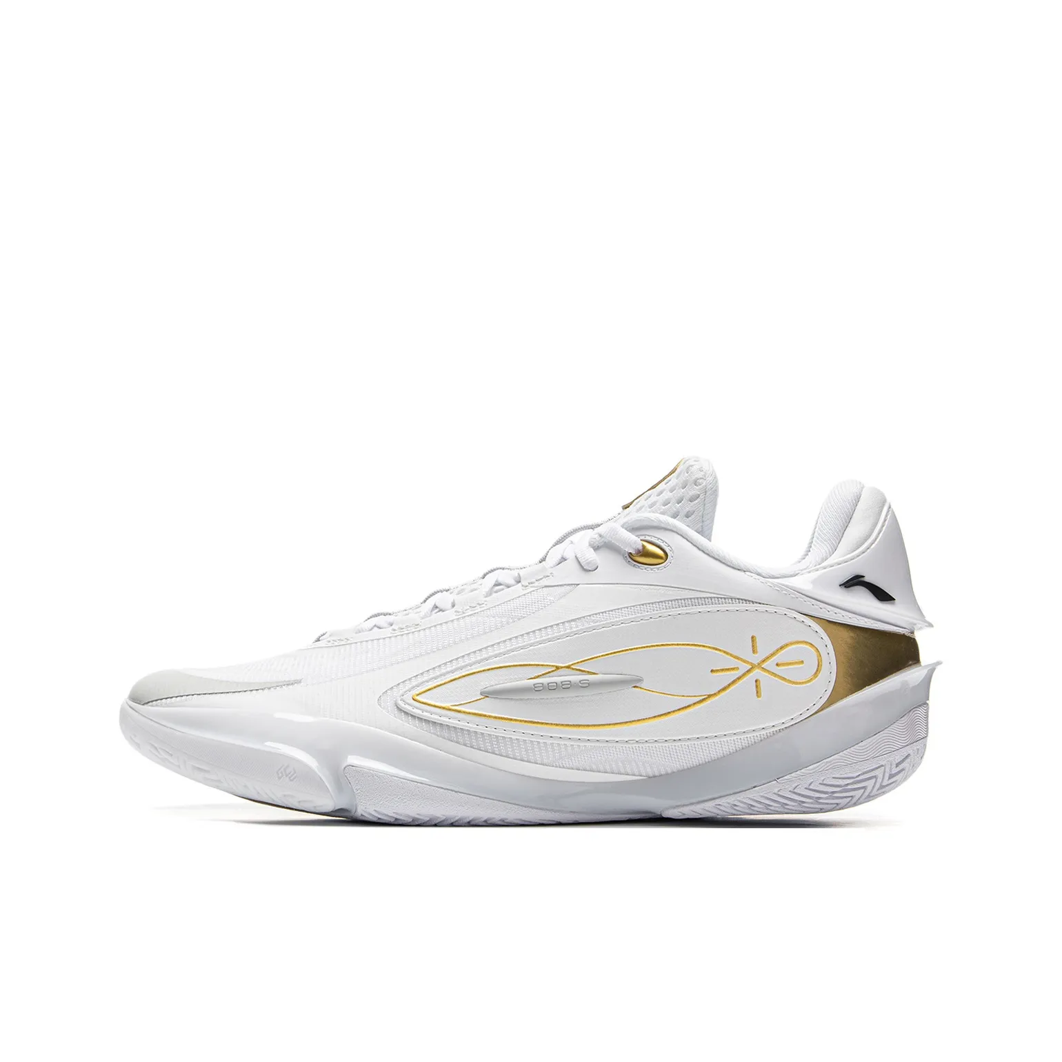 LiNing Wade 808 5 ULTRA Anti Slip Wear Resistant Low Top Carbon Plate Basketball Shoes Men's White
