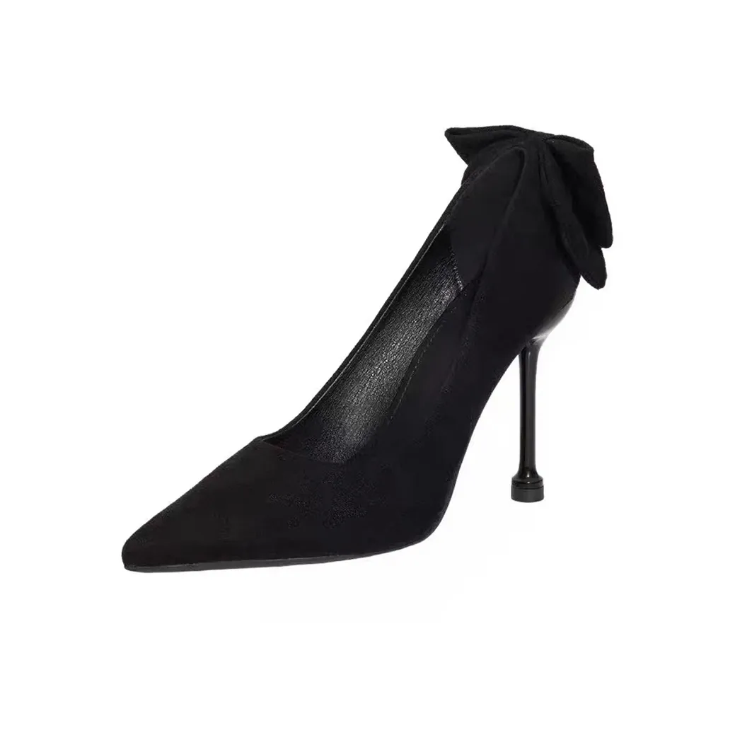 Medd Узкий каблук Высокие каблуки 7 см Женские Черный