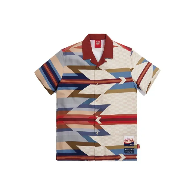 KITH Collaboration x COCA COLA X PENDLETON Рубашка Унисекс Темно-красный Фиолетовый