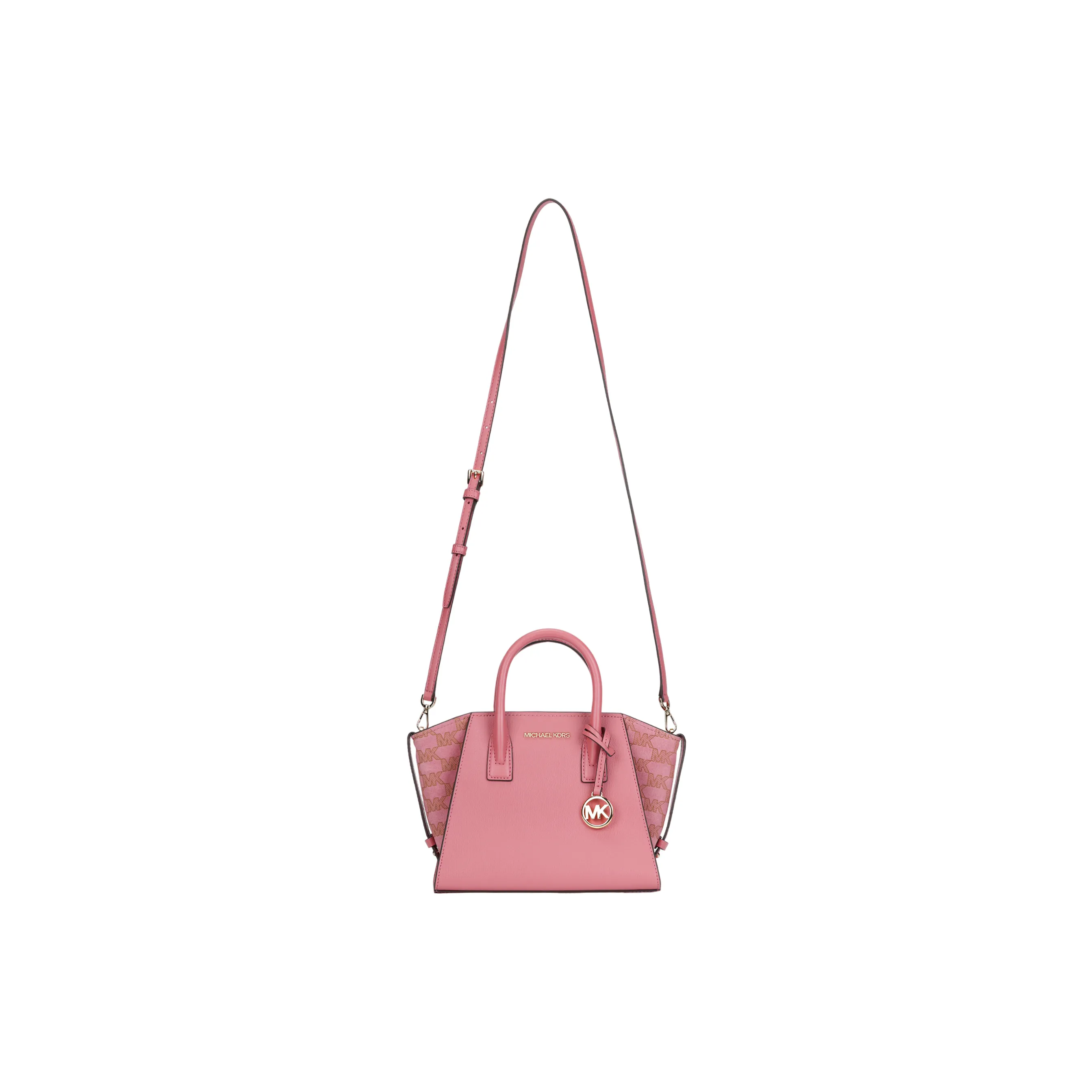 MICHAEL KORS Avril Leather Tote Bag, Shopping Bag, Crossbody Bag, Handbag Mini Women's Pink