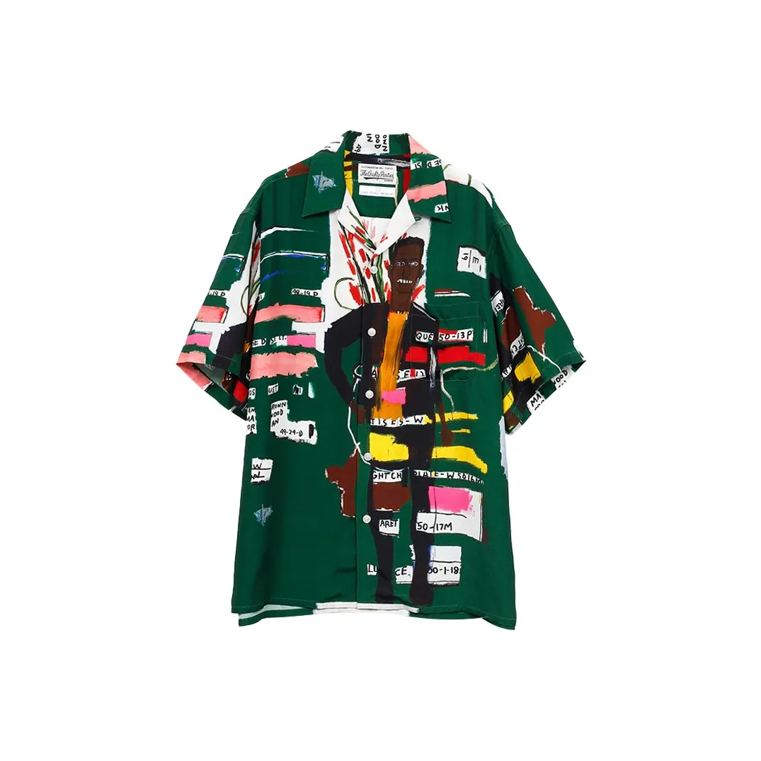 WACKO MARIA Совместное издание Зеленые Мужские Рубашки