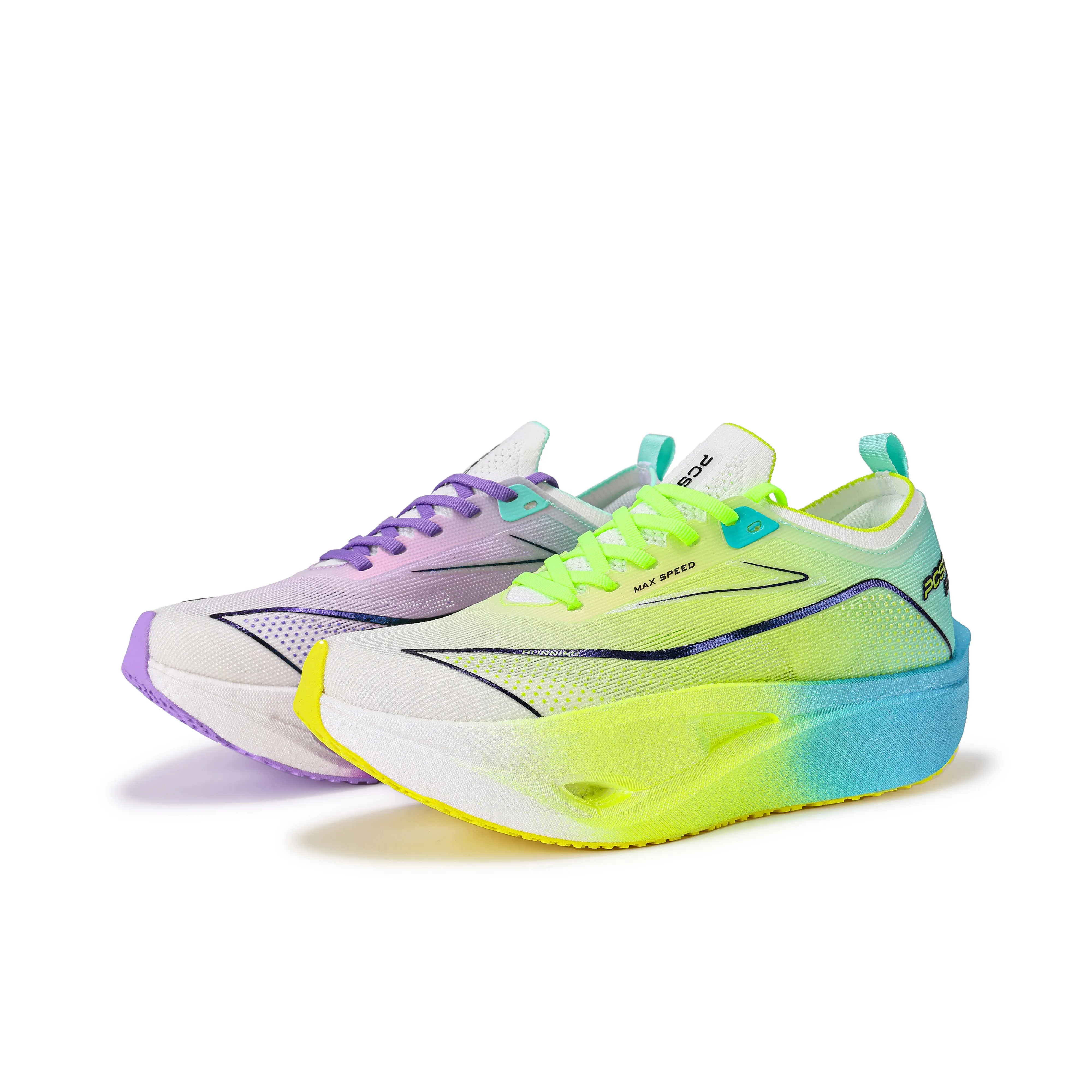 PCSC Беговые кроссовки Низкий верх Синий фиолетовый Унисекс