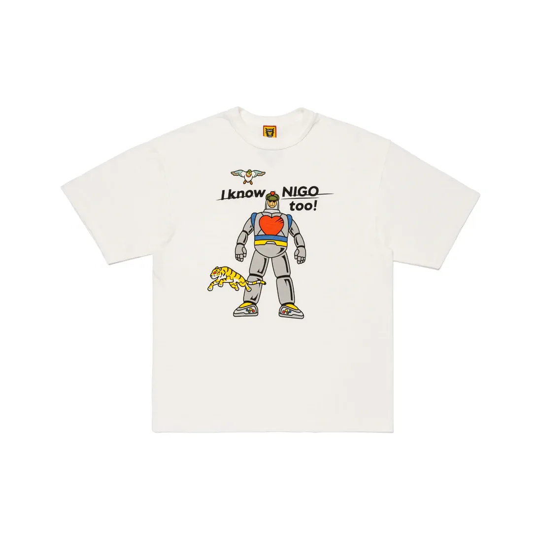 HUMAN MADE I KNOW NIGO TOO Collaboration Унисекс Футболки