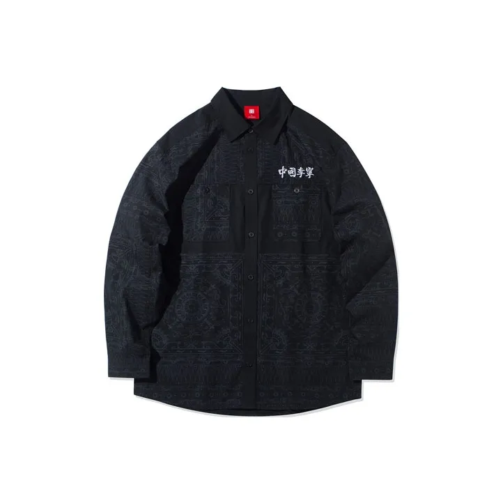 LINING Черные Мужские Рубашки