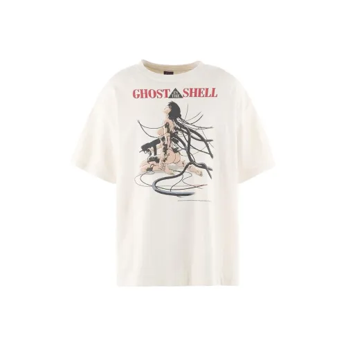 SAINT Mxxxxxx Attack on Titan Collaboration Белая Мужская Рубашка