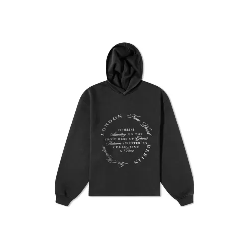 REPRESENT Черный Мужские Свитшоты