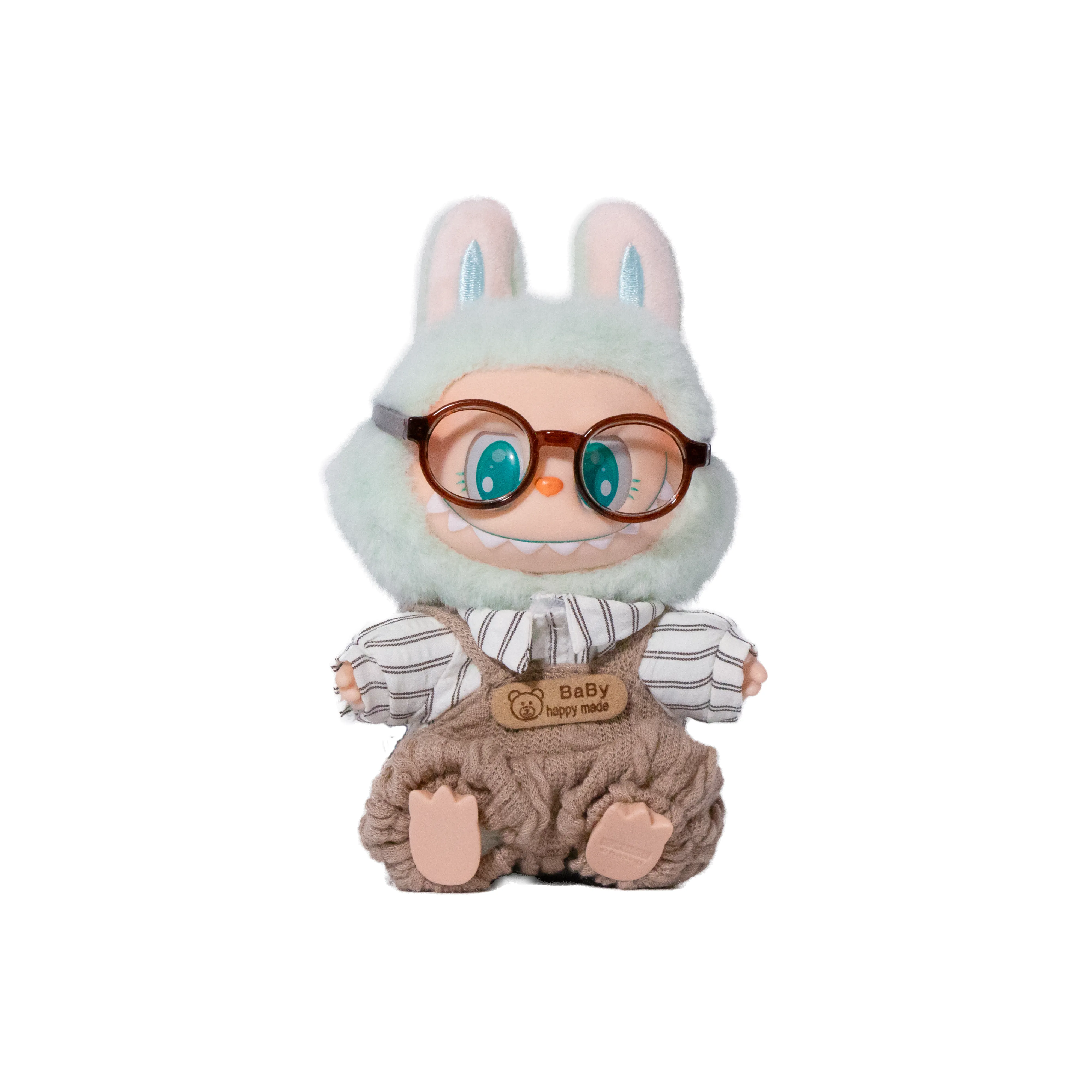 [Modified Doll] POP MART THEMONSTERS BABY BEAR, WRONG Hang Tag Box Labubu Vinyl Sitting Party, 15cm In Height