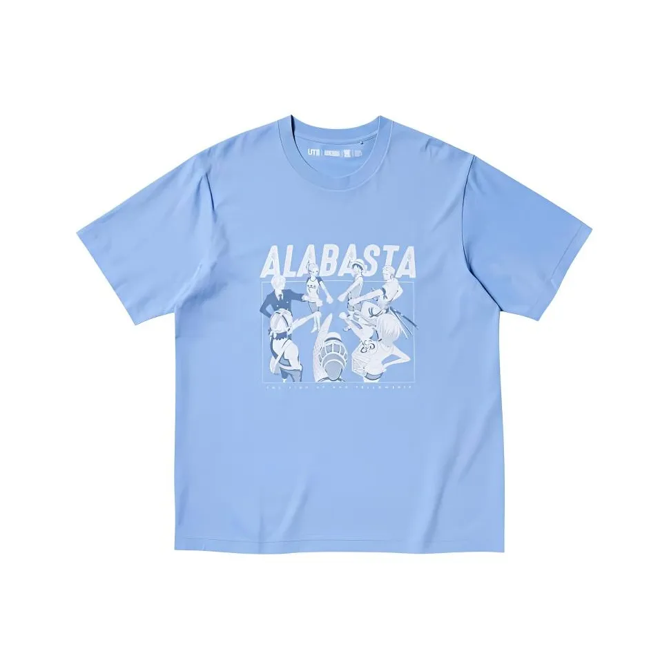 UNIQLO x One Piece Коллаборация Эдишн Рубашка Унисекс Синяя