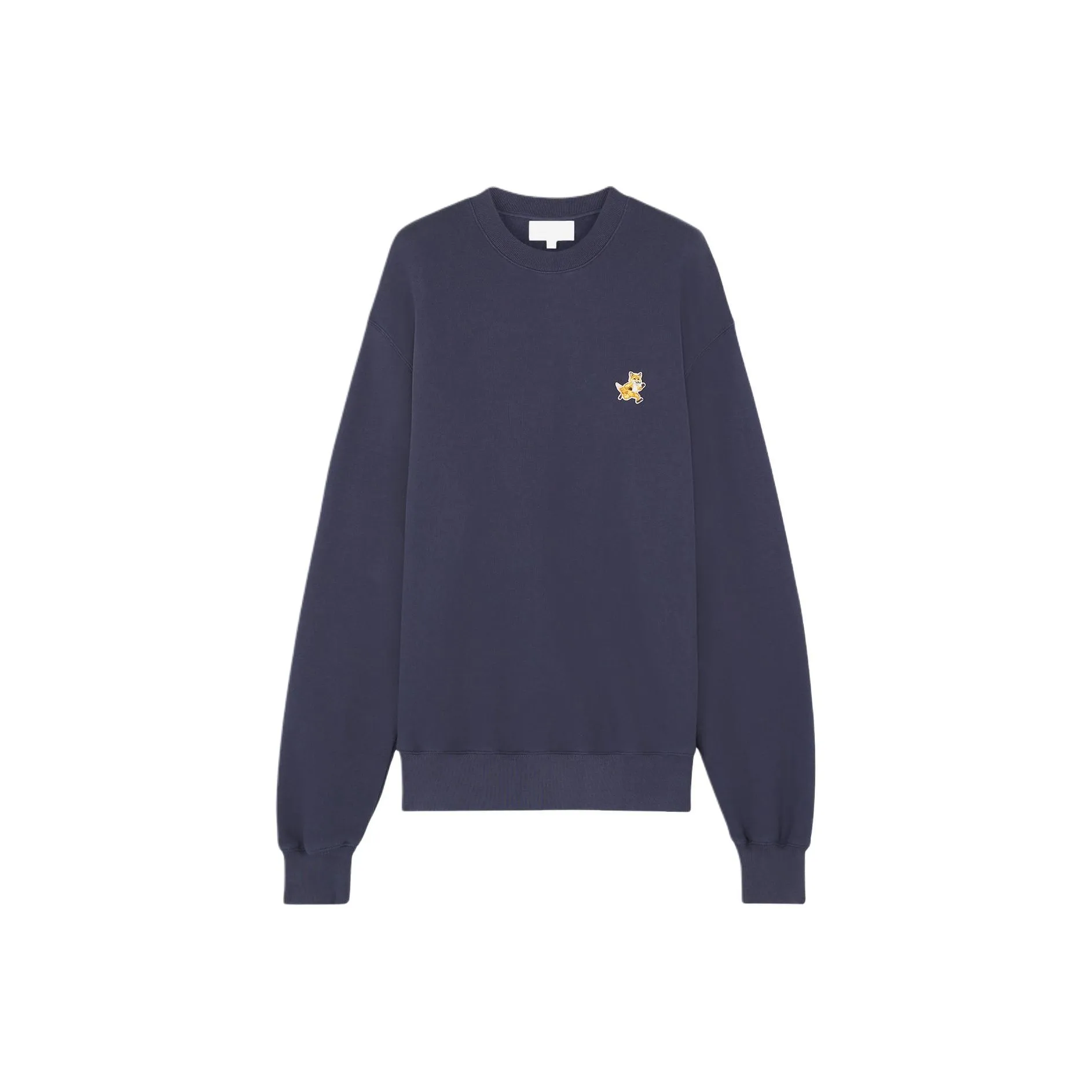 Maison Kitsune SS24 Свитшот Мужской Ink Синий