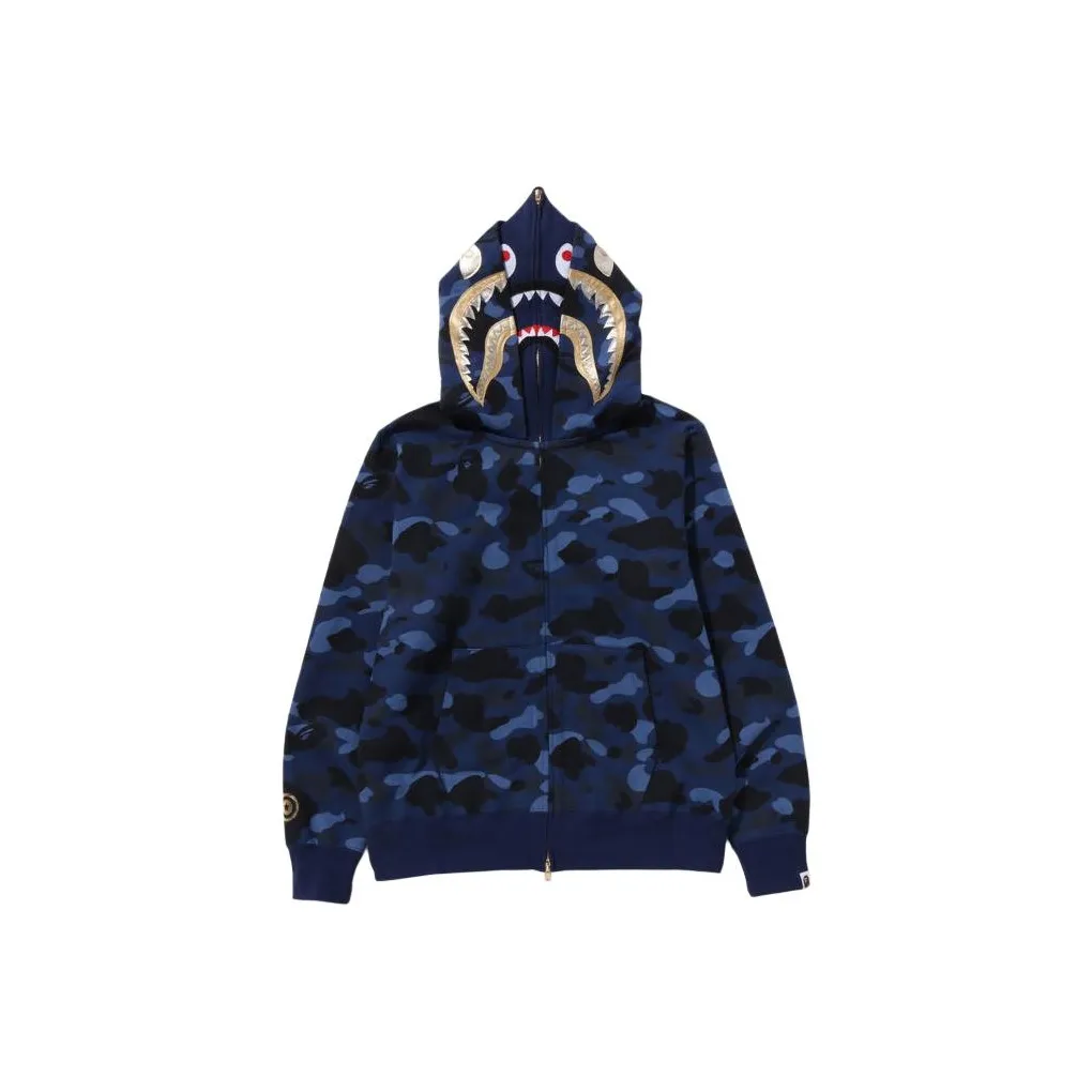 Bape Color Camo Double Shark Full Zip Hoodie SS24