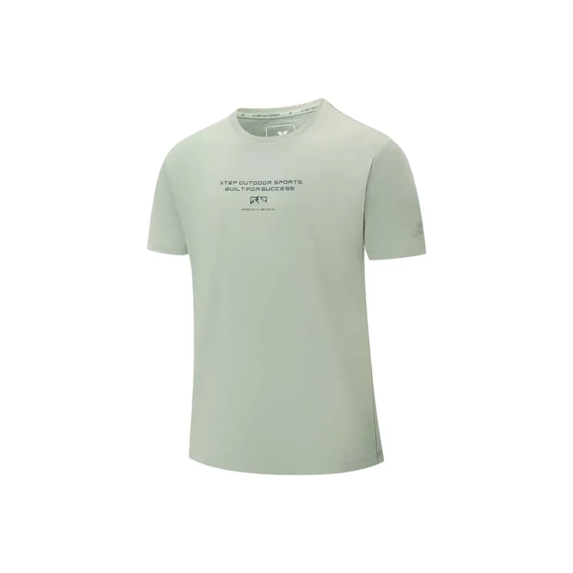 XTEP Variety Тренировки Коллекция T Рубашка Мужской Бамбук Луна Зеленый