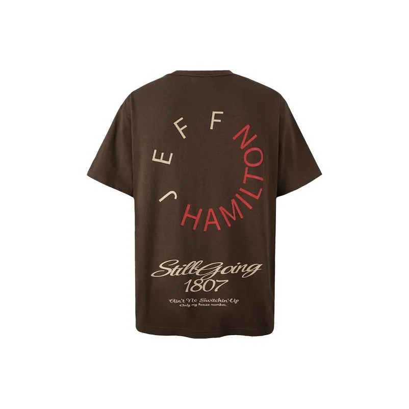 1807 JEFF HAMILTON Collaboration Кофе Унисекс Футболка