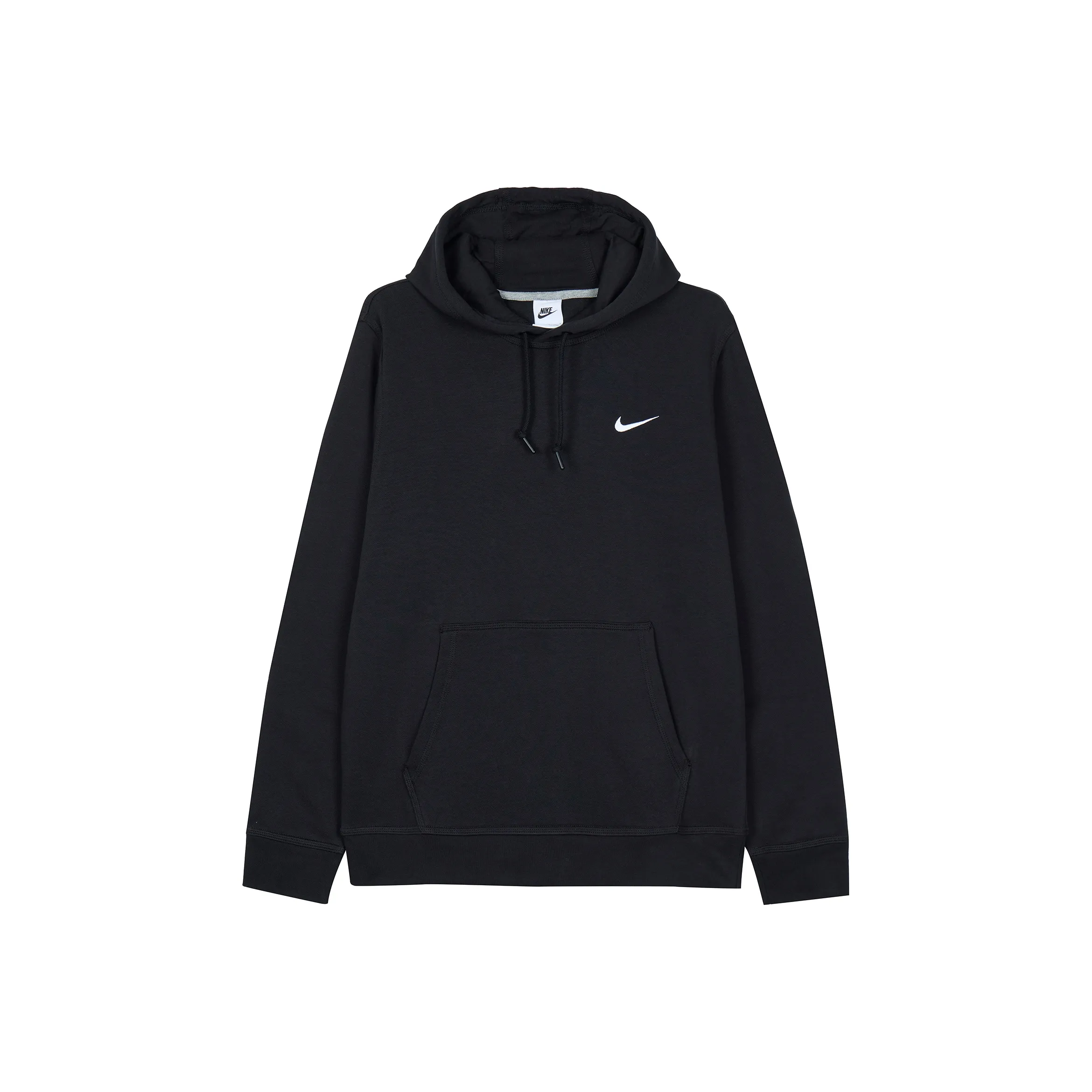 Nike Men's Hooded Fleece Lined Sweatshirt Black/White