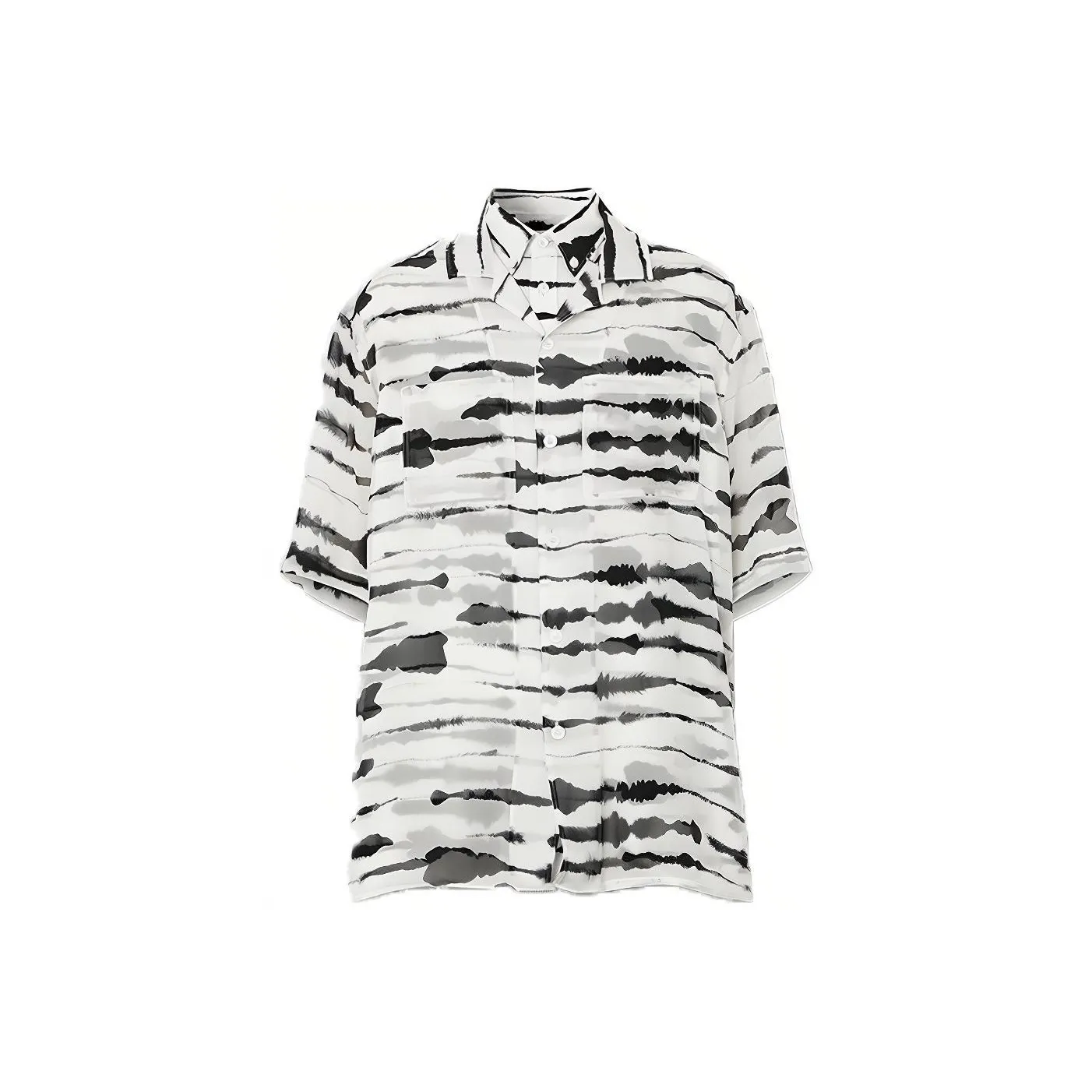 Burberry Shirt Men's Black White
