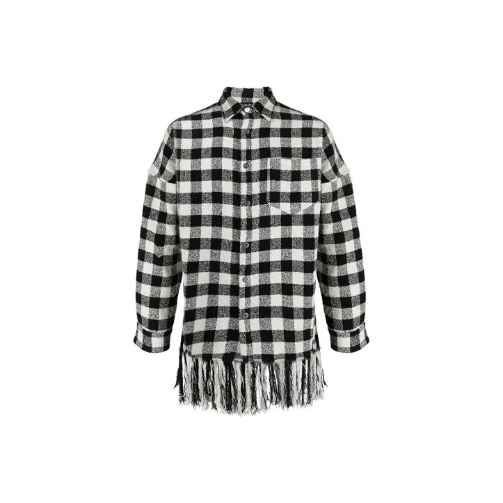 PALM ANGELS Fringed island Shirt Jacket