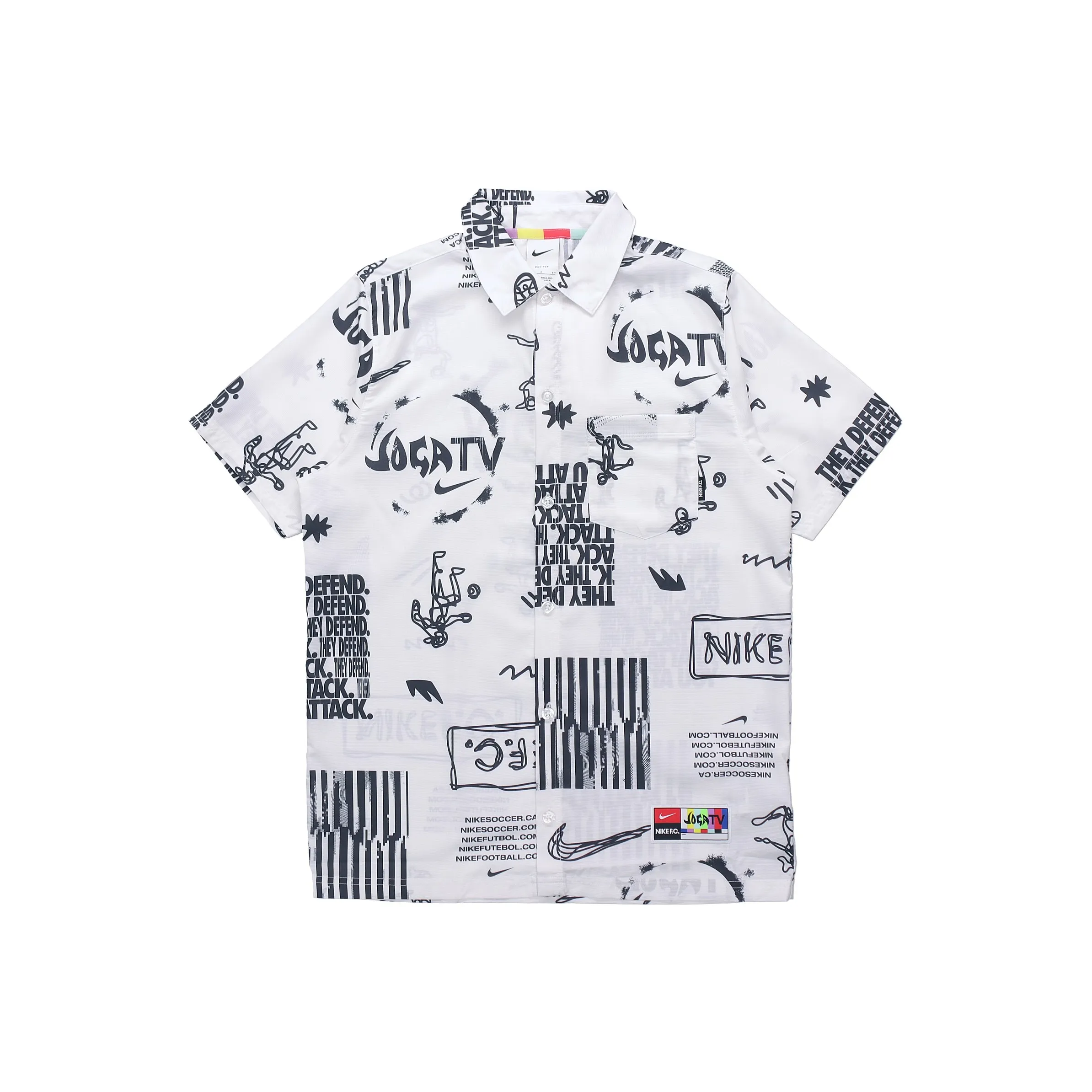 Nike Белые Мужские Рубашки