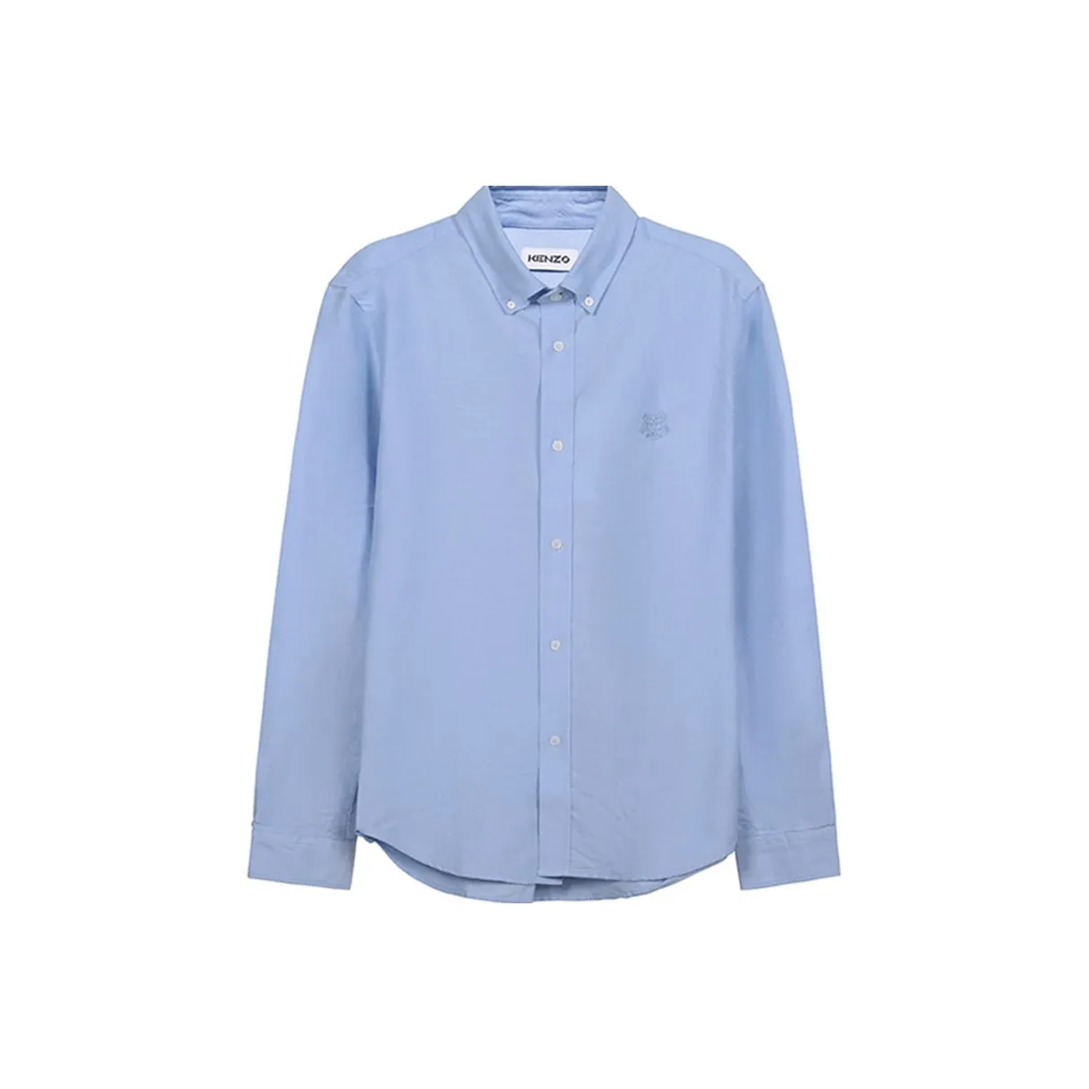 KENZO Classic Tiger Head Рубашка Мужская Светло-Синяя