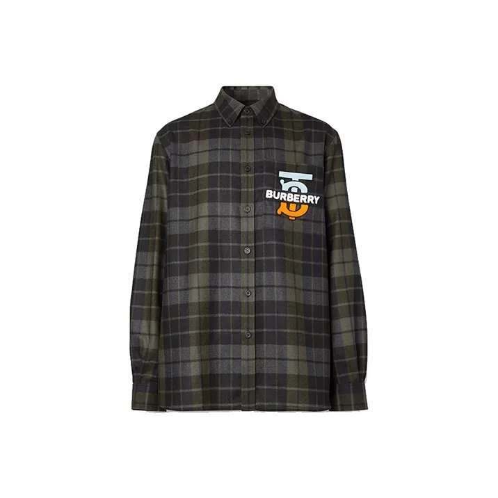 Burberry Shirt Fall Men's Black
