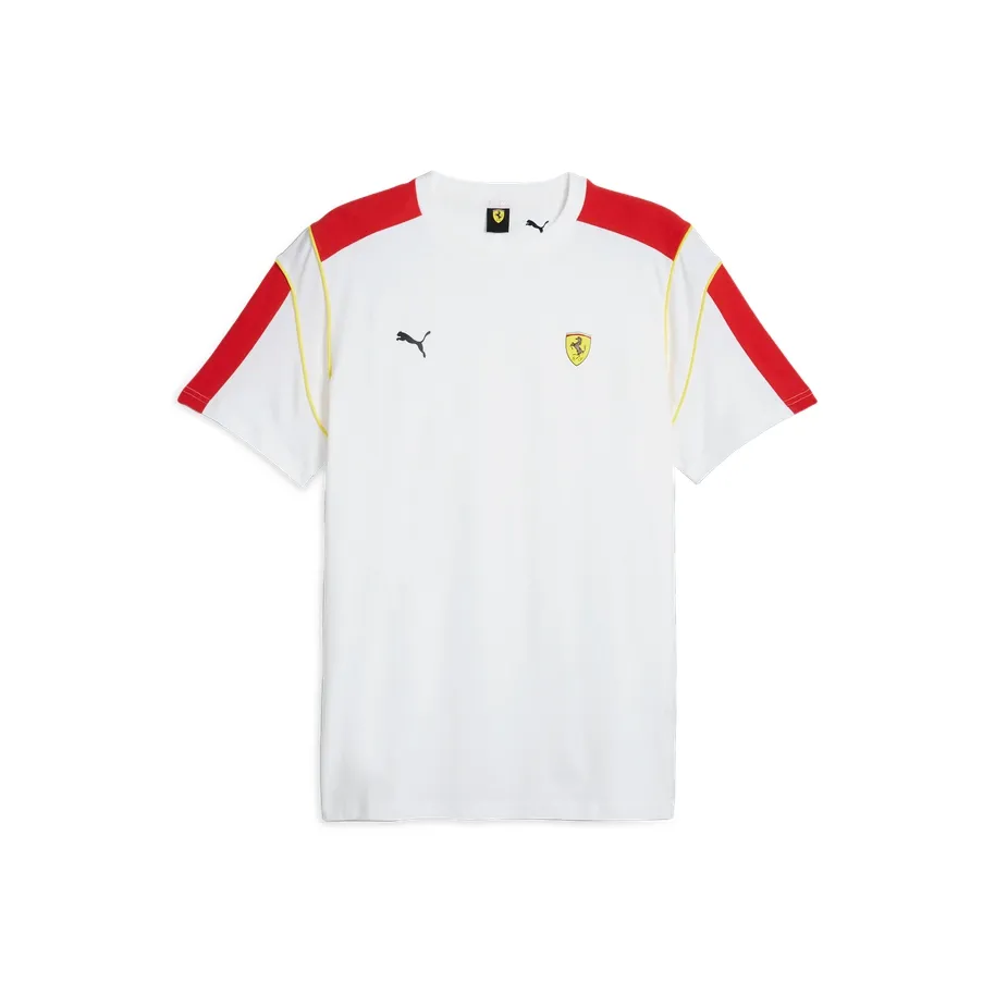 PUMA x FERRARI MT7 T-Shirt Мужской Белый 04
