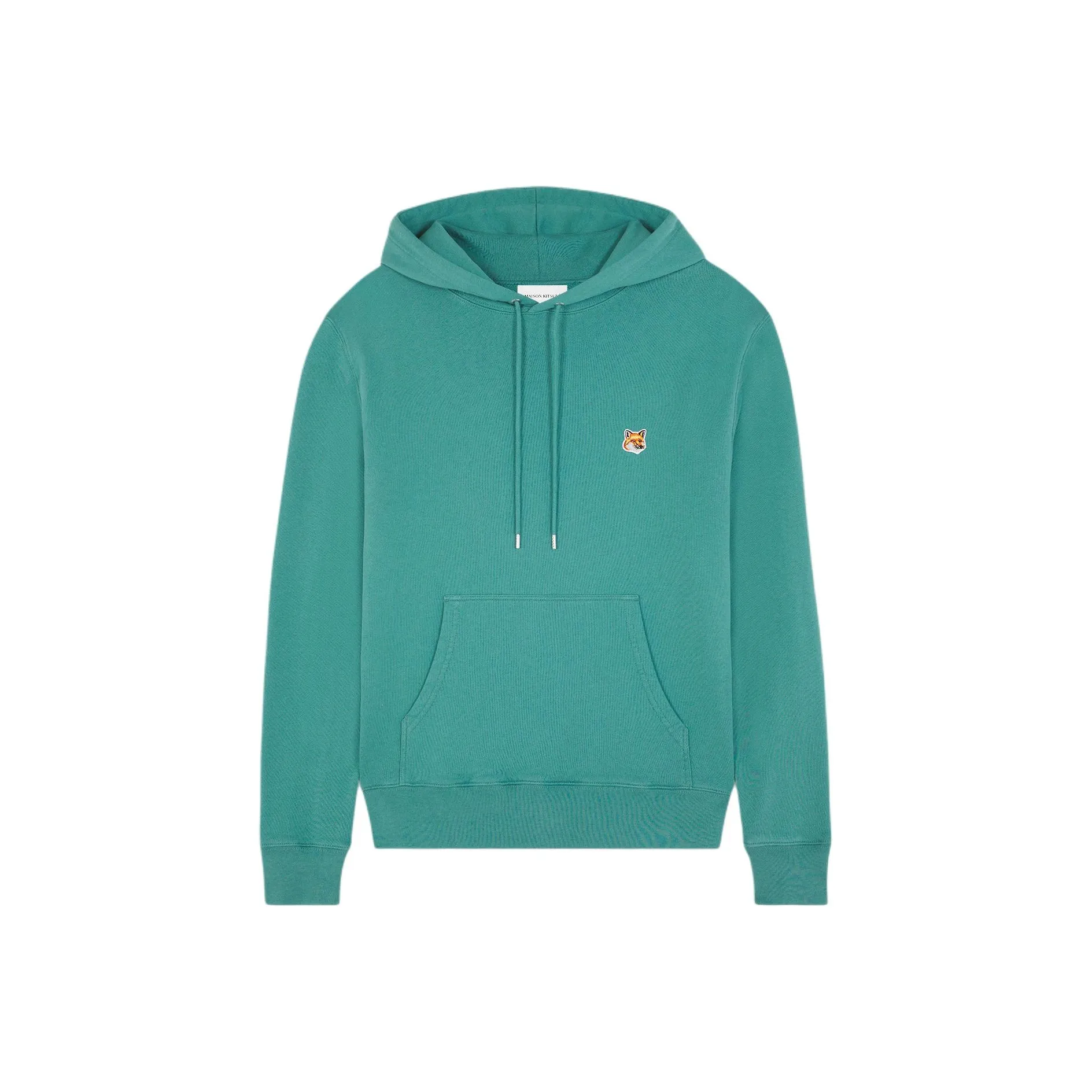 Maison Kitsuné Bold Fox Head Patch Drawstring Hoodie
